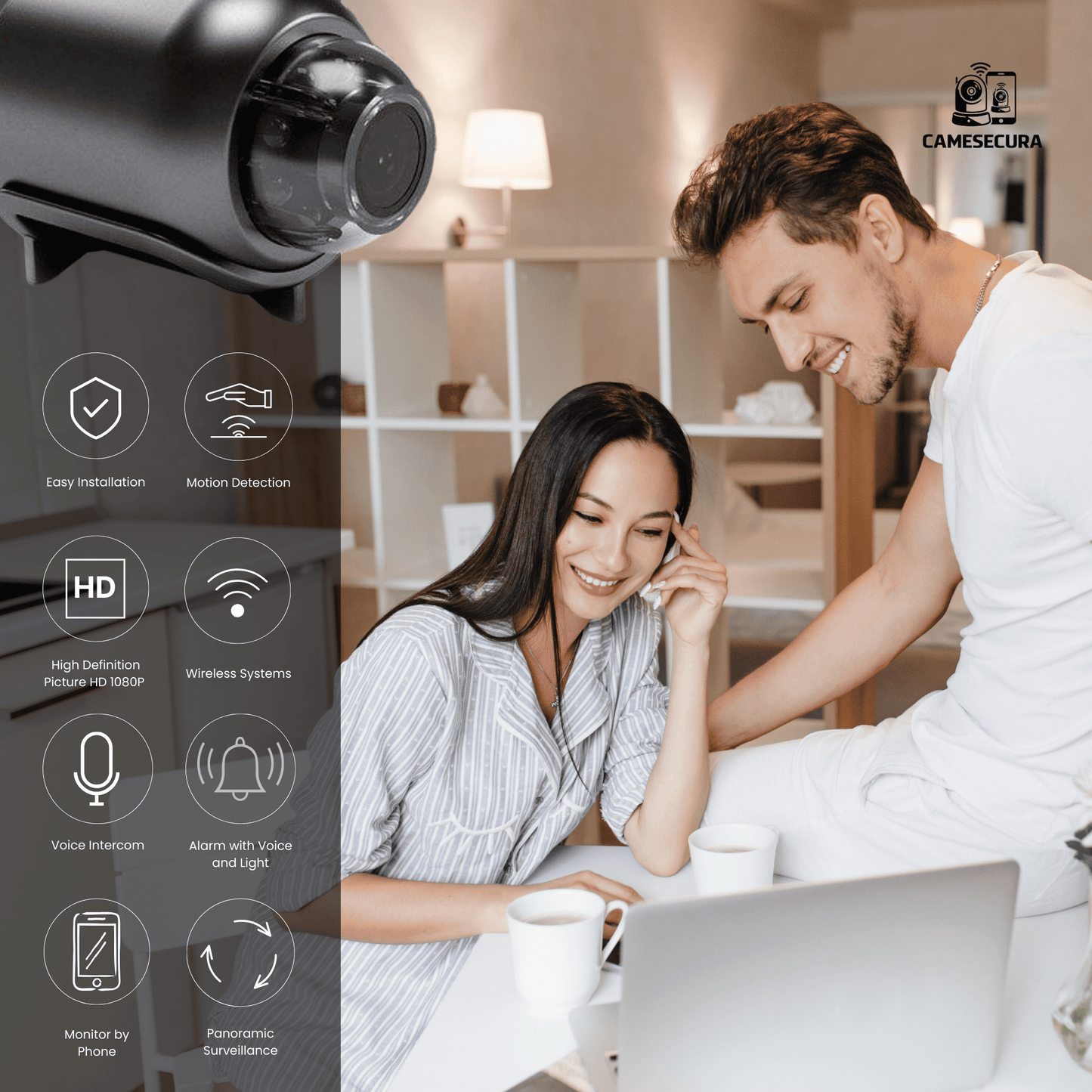 CameSecura Smart Micro Security Camera