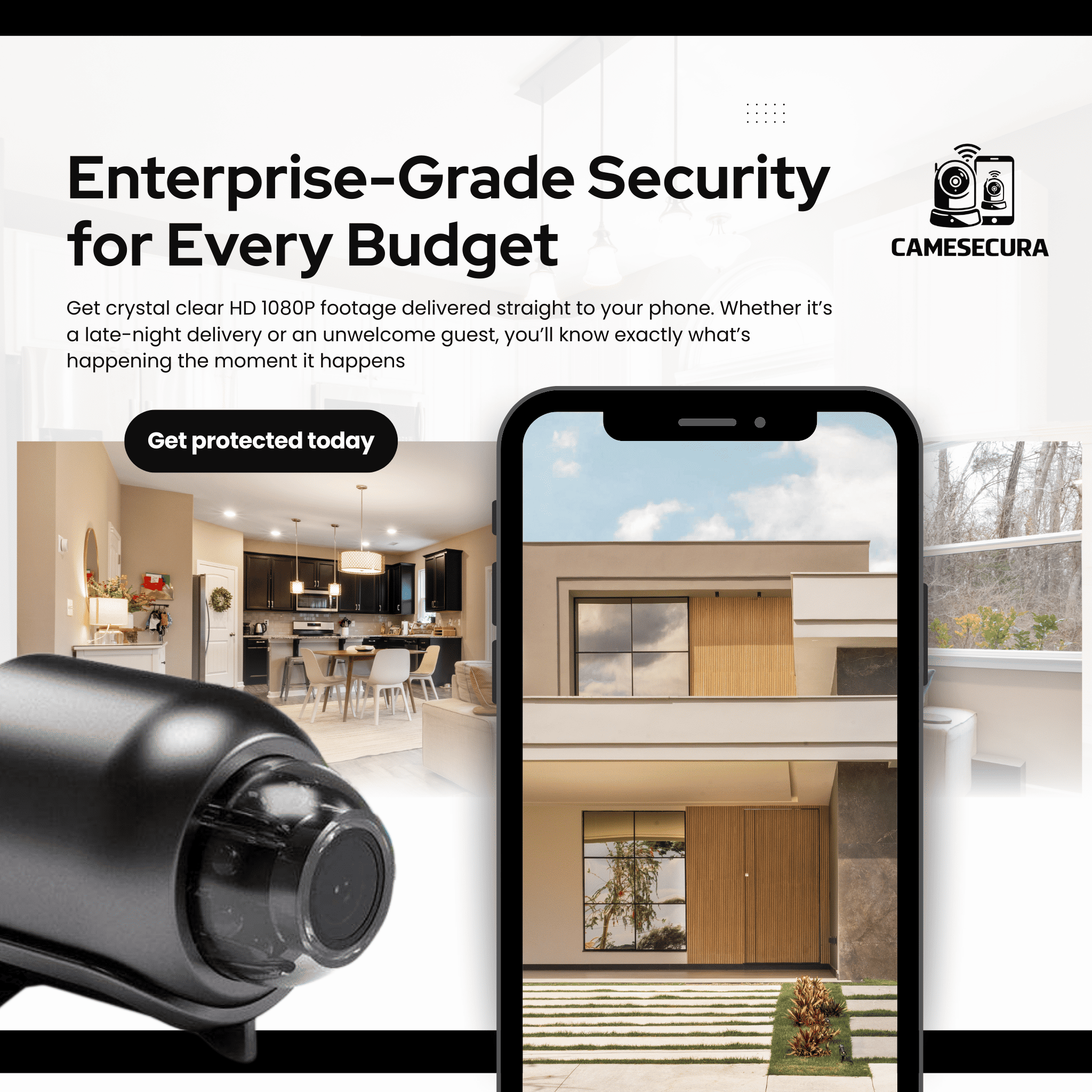 CameSecura Smart Micro Security Camera