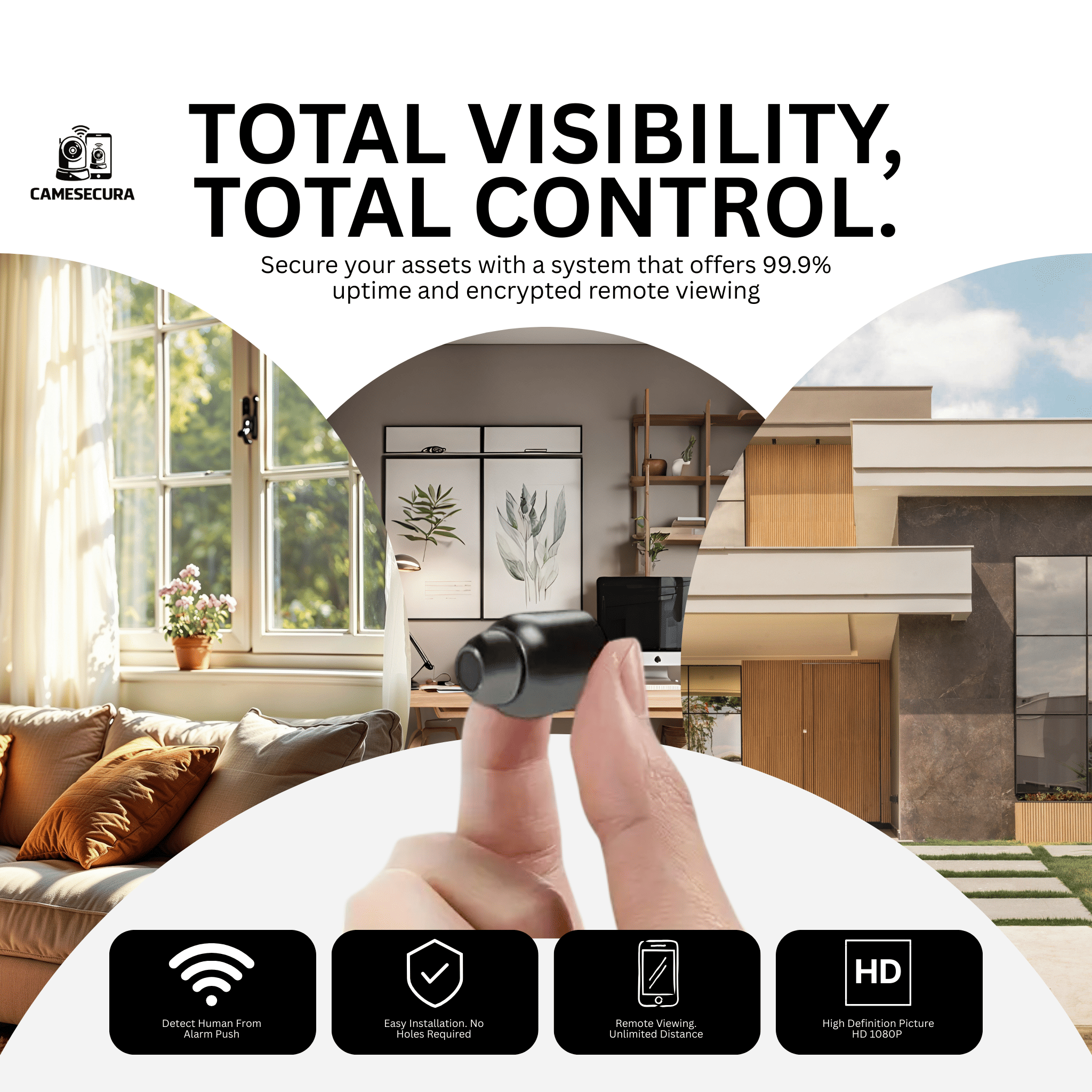 CameSecura Smart Micro Security Camera